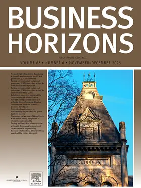 Editor: Dan Li |  Business Horizons | Zeitschrift |  Sack Fachmedien