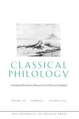 Classical Philology | University of Chicago Press | Zeitschrift | www2.sack.de