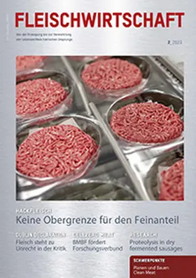  FLEISCHWIRTSCHAFT | Zeitschrift |  Sack Fachmedien