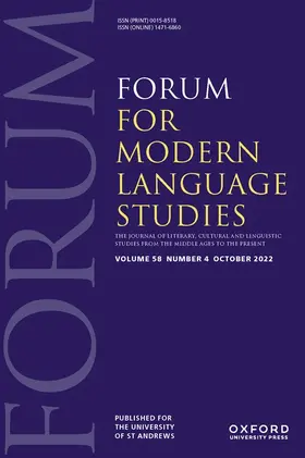 Forum for Modern Language Studies | Oxford University Press | Zeitschrift | sack.de