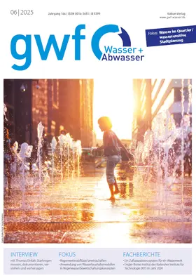  gwf Wasser + Abwasser | Zeitschrift |  Sack Fachmedien