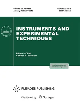  Instruments and Experimental Techniques | Zeitschrift |  Sack Fachmedien