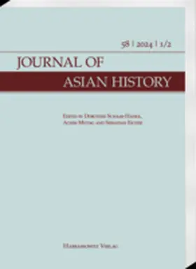Dorothee Schaab-Hanke / Achim Mittag |  Journal of Asian History | Zeitschrift |  Sack Fachmedien