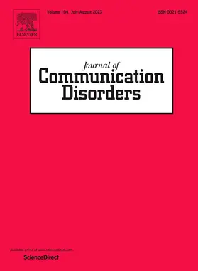  Journal of Communication Disorders | Zeitschrift |  Sack Fachmedien