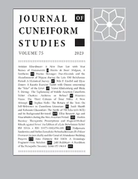 Journal of Cuneiform Studies | University of Chicago Press | Zeitschrift | www2.sack.de