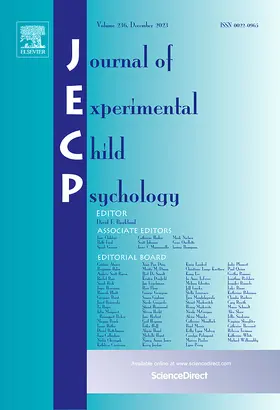  Journal of Experimental Child Psychology | Zeitschrift |  Sack Fachmedien