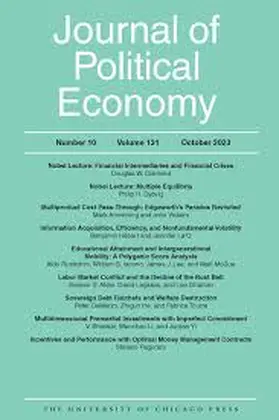  Journal of Political Economy | Zeitschrift |  Sack Fachmedien