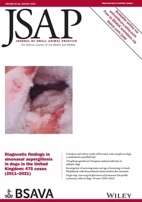 Journal of Small Animal Practice | John Wiley & Sons | Zeitschrift | sack.de
