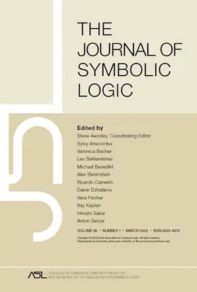  The Journal of Symbolic Logic | Zeitschrift |  Sack Fachmedien