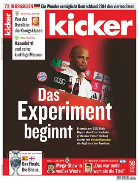 Hrsg.: Rainer Holzschuh |  kicker | Zeitschrift |  Sack Fachmedien