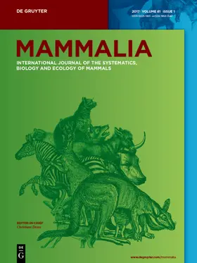 Editor-in-Chief: Denys, Christiane |  Mammalia | Zeitschrift |  Sack Fachmedien