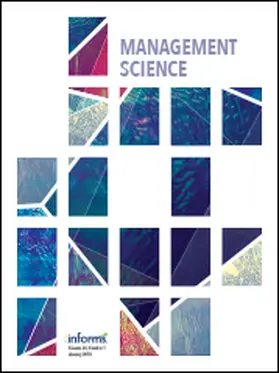  Management Science | Zeitschrift |  Sack Fachmedien