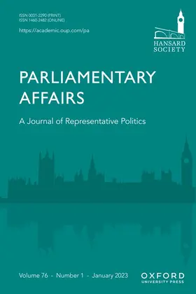 Parliamentary Affairs | Oxford University Press | Zeitschrift | sack.de