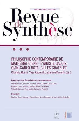 Revue de Synthèse | Brill | Zeitschrift | sack.de