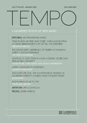 Tempo | Cambridge University Press | Zeitschrift | sack.de