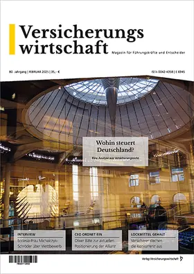  VW Versicherungswirtschaft | Zeitschrift |  Sack Fachmedien