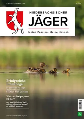 Deutscher Landwirtschaftsverlag GmbH |  Niedersächsischer Jäger | Zeitschrift |  Sack Fachmedien