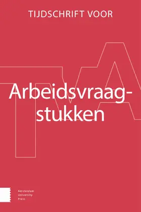  Tijdschrift voor Arbeidsvraagstukken | Zeitschrift |  Sack Fachmedien