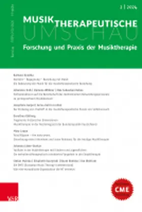 Musiktherapeutische Umschau | Vandenhoeck & Ruprecht | Zeitschrift | sack.de