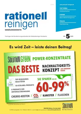Hrsg. v.Alexander Holzmann |  rationell reinigen | Zeitschrift |  Sack Fachmedien