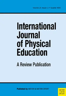  International Journal of Physical Education | Zeitschrift |  Sack Fachmedien