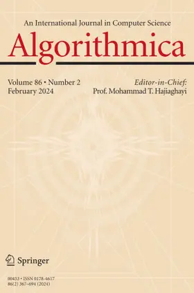 Algorithmica | Springer | Zeitschrift | www2.sack.de