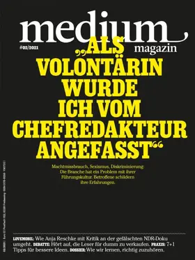 Chefredaktion : Georg Taitl |  Medium Magazin | Zeitschrift |  Sack Fachmedien