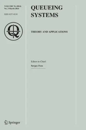 Queueing Systems | Springer | Zeitschrift | www2.sack.de
