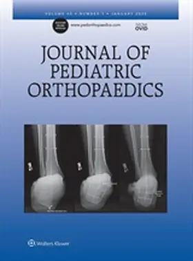  Journal of Pediatric Orthopaedics | Zeitschrift |  Sack Fachmedien