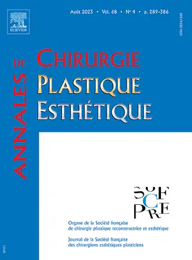  Annales de Chirurgie Plastique Esthetique | Zeitschrift |  Sack Fachmedien