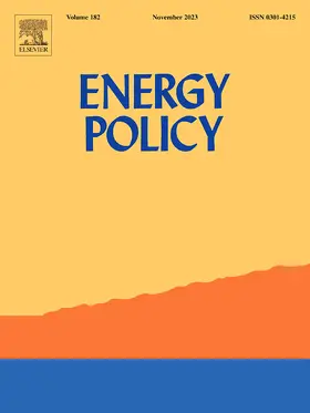 Senior Editor: Stephen P. A. Brown |  Energy Policy | Zeitschrift |  Sack Fachmedien