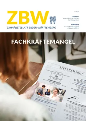  Zahnärzteblatt Baden-Württemberg | Zeitschrift |  Sack Fachmedien