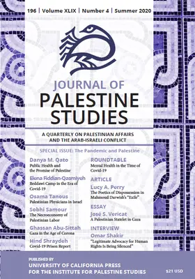  Journal of Palestine Studies | Zeitschrift |  Sack Fachmedien