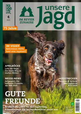 Deutscher Landwirtschaftsverlag GmbH |  Unsere Jagd | Zeitschrift |  Sack Fachmedien