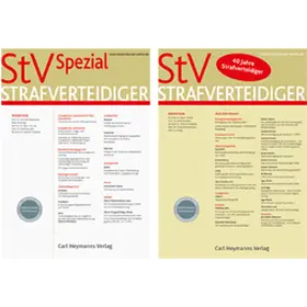  Strafverteidiger - StV | Zeitschrift |  Sack Fachmedien