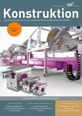 Prof. Dr.-Ing. H. Birkhofer / Prof. Dr.-Ing. J. Feldhusen / Prof. Dr.-Ing. U. Lindemann |  Konstruktion | Zeitschrift |  Sack Fachmedien