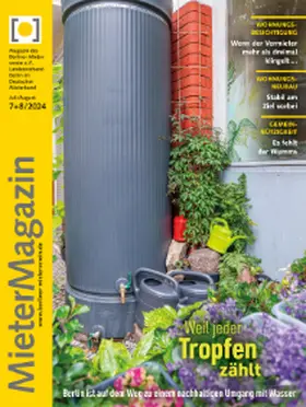 Berliner Mieterverein e.V. |  MieterMagazin | Zeitschrift |  Sack Fachmedien