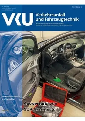  Verkehrsunfall und Fahrzeugtechnik - VKU | Zeitschrift |  Sack Fachmedien