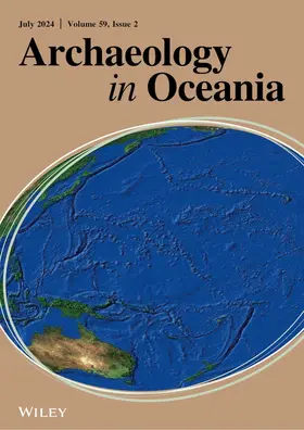 Archaeology in Oceania | John Wiley & Sons | Zeitschrift | sack.de