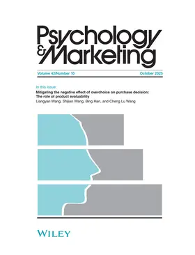  Psychology & Marketing | Zeitschrift |  Sack Fachmedien