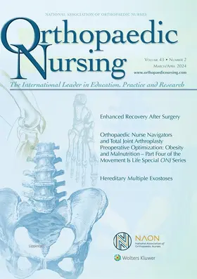  Orthopaedic Nursing | Zeitschrift |  Sack Fachmedien