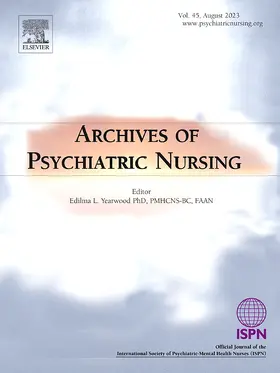 Editor: Joyce J. Fitzpatrick, PhD, RN, FAAN |  Archives of Psychiatric Nursing | Zeitschrift |  Sack Fachmedien