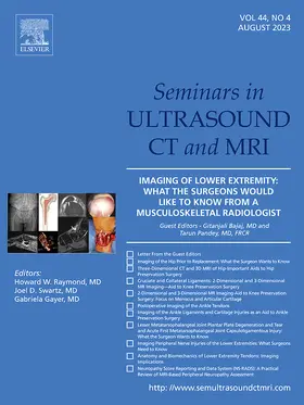 Seminars in Ultrasound, CT and MRI | W.B. Saunders | Zeitschrift | sack.de