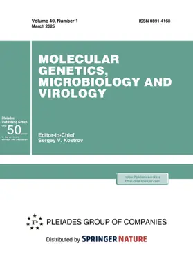  Molecular Genetics, Microbiology and Virology | Zeitschrift |  Sack Fachmedien