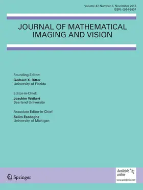 Editor-in-Chief: Joachim Weickert |  Journal of Mathematical Imaging and Vision | Zeitschrift |  Sack Fachmedien