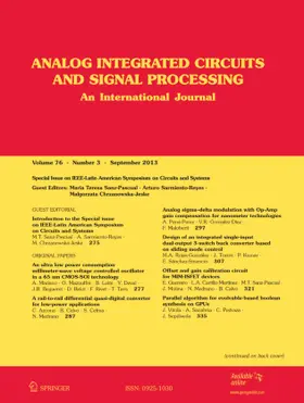 Analog Integrated Circuits and Signal Processing | Springer | Zeitschrift | sack.de