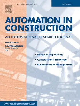 Editor-in-Chief: Miroslaw J. Skibniewski |  Automation in Construction | Zeitschrift |  Sack Fachmedien