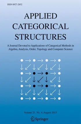 Applied Categorical Structures | Springer | Zeitschrift | sack.de