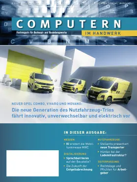  Computern im Handwerk | Zeitschrift |  Sack Fachmedien