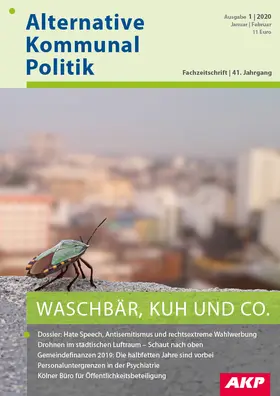 Alternative Kommunalpolitik |  Alternative Kommunalpolitik (AKP) | Zeitschrift |  Sack Fachmedien